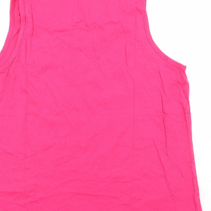 Brand and care label for Pep&Co Pep and Co women’s pink solid polyester top pyjama top, size UK 16