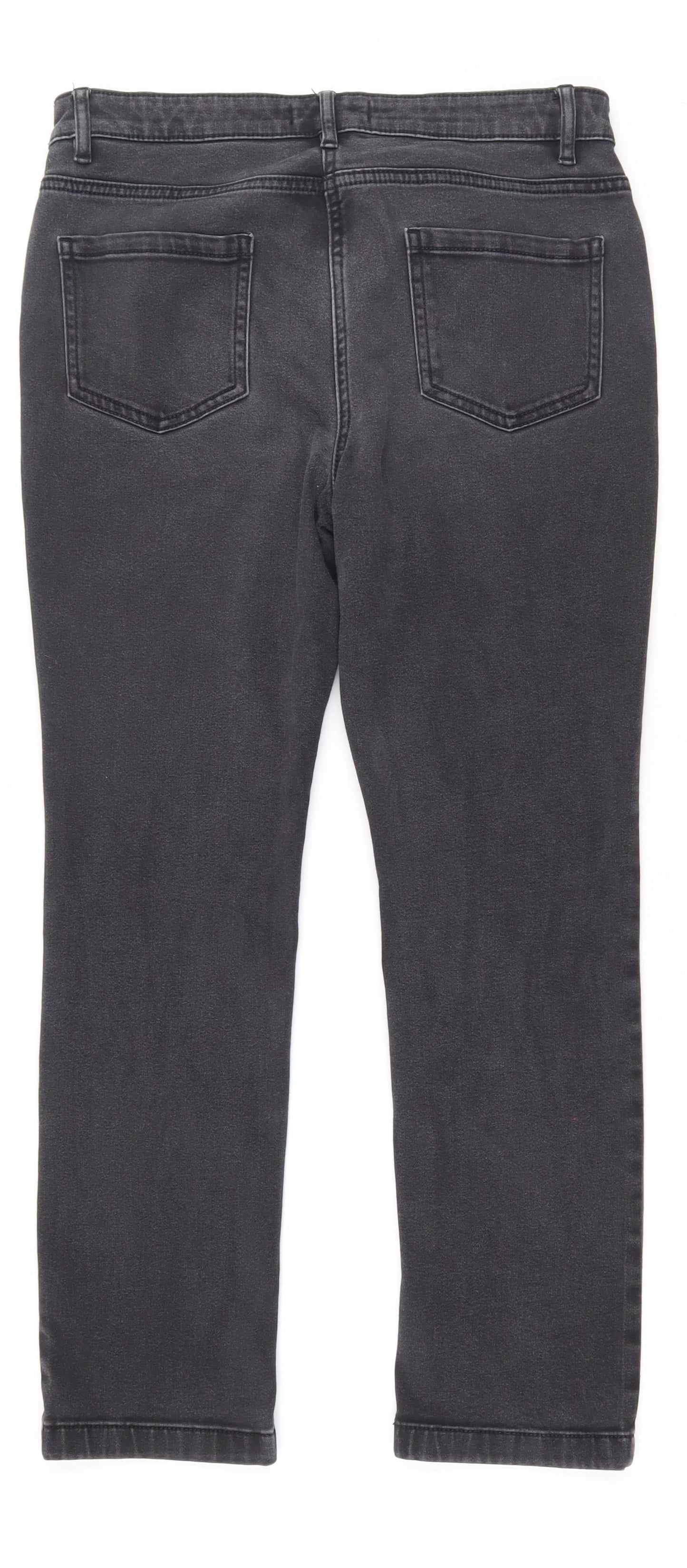Womens UK Size 12 Marks and Spencer Slim Fit Skinny Black Jeans