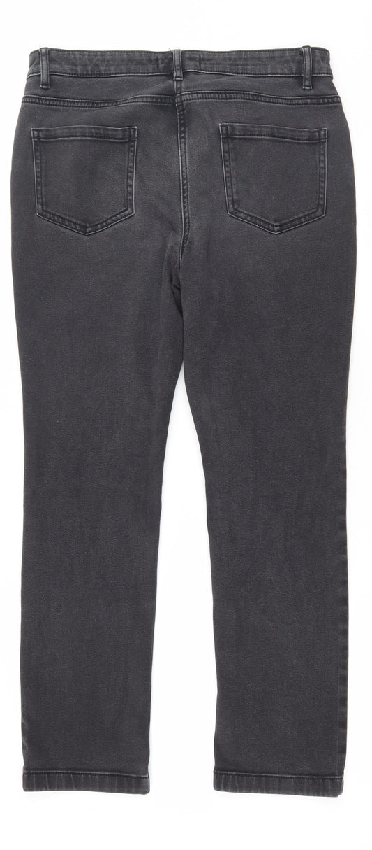 Womens UK Size 12 Marks and Spencer Slim Fit Skinny Black Jeans