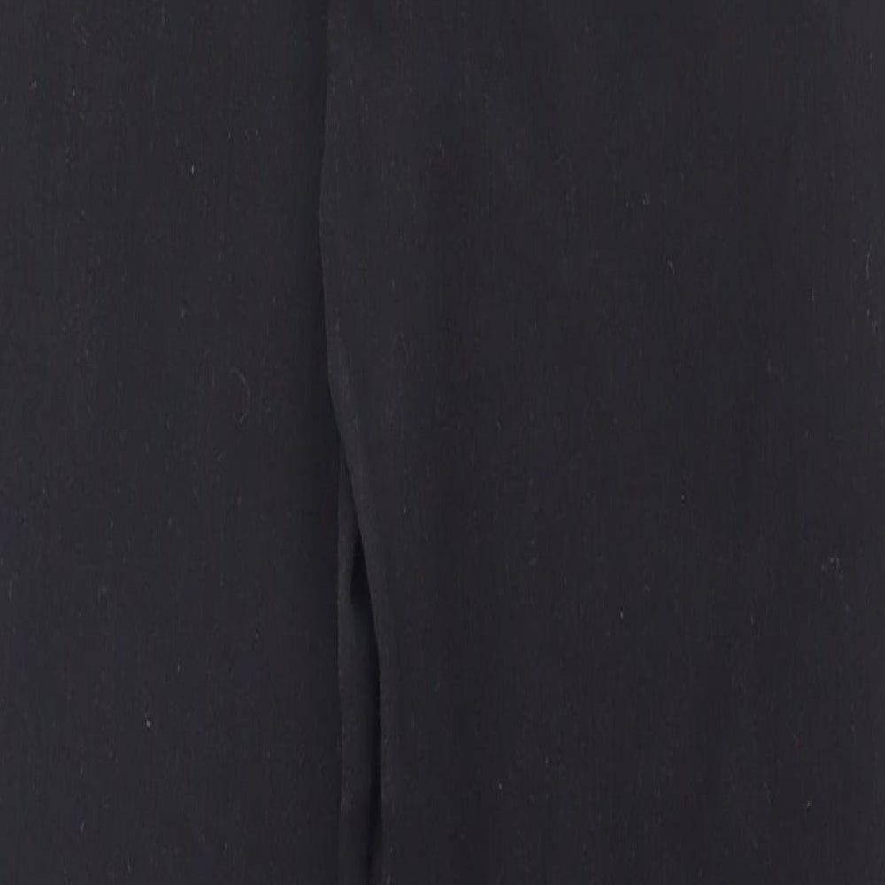 Topshop Womens Black  Cotton Skinny Jeans  L30 in Regular Zip