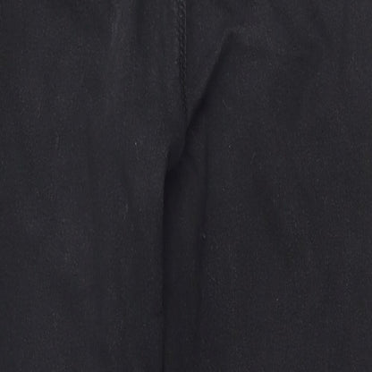 Womens UK Size 10 Papaya Regular Fit Jegging Black Trousers