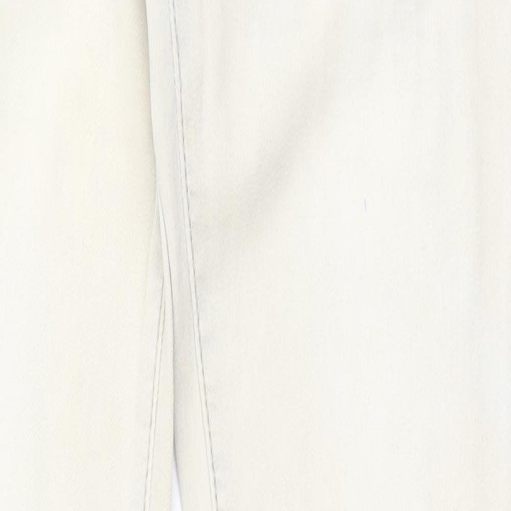 Womens UK Size S Lexxury Regular Fit Skinny Beige Jeans