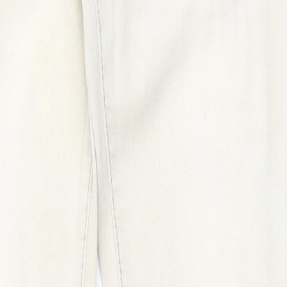 Womens UK Size S Lexxury Regular Fit Skinny Beige Jeans
