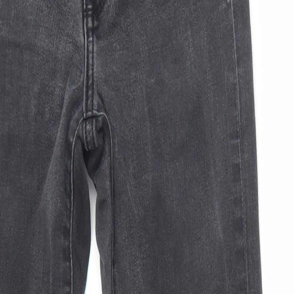 &DENIM Womens Black  Cotton Skinny Jeans Size 6 L27 in Regular Zip