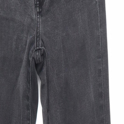 &DENIM Womens Black  Cotton Skinny Jeans Size 6 L27 in Regular Zip