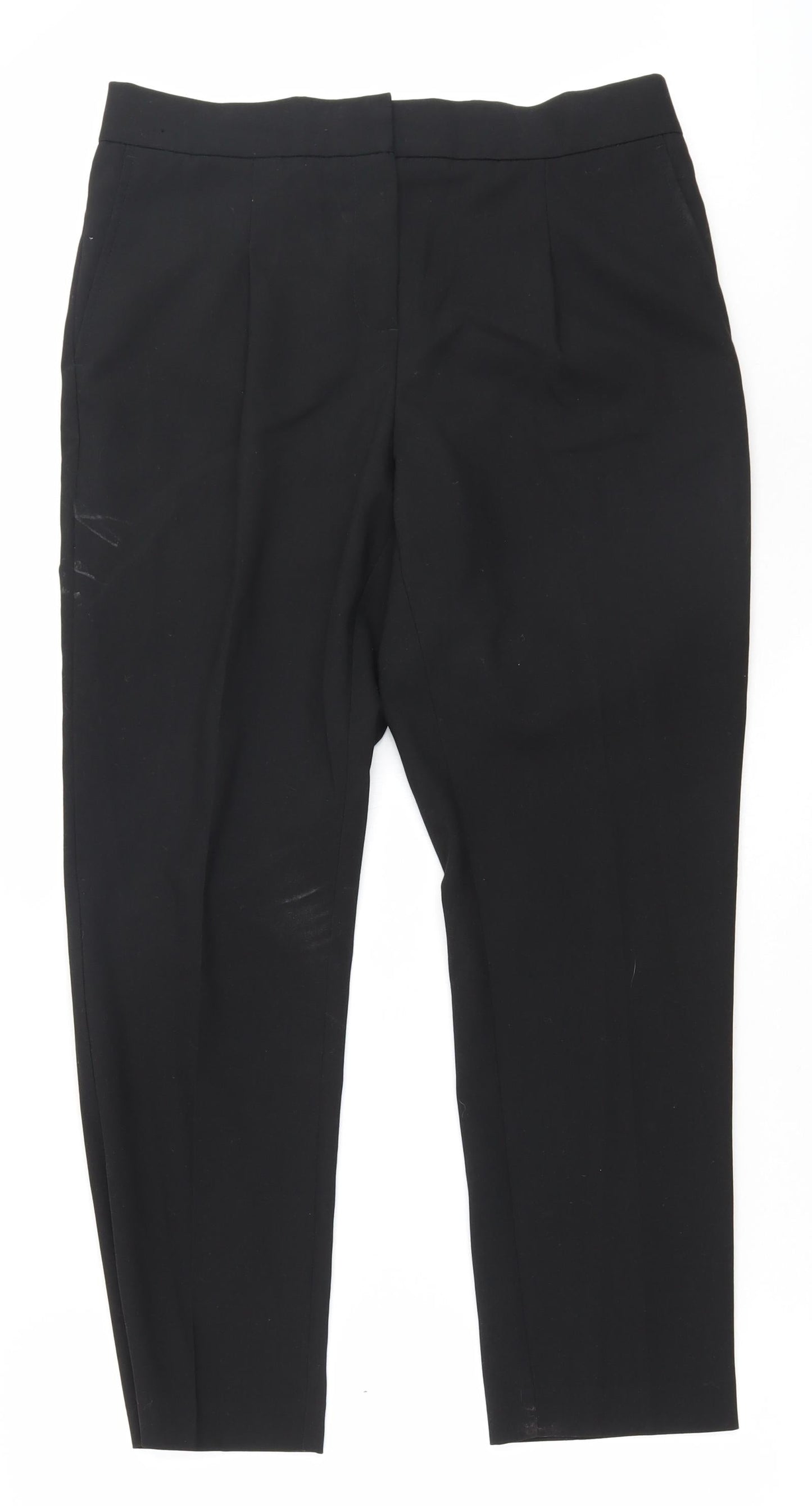 Womens UK Size 10 NEXT Regular Fit  Black Trousers