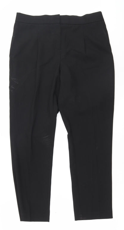 Womens UK Size 10 NEXT Regular Fit  Black Trousers