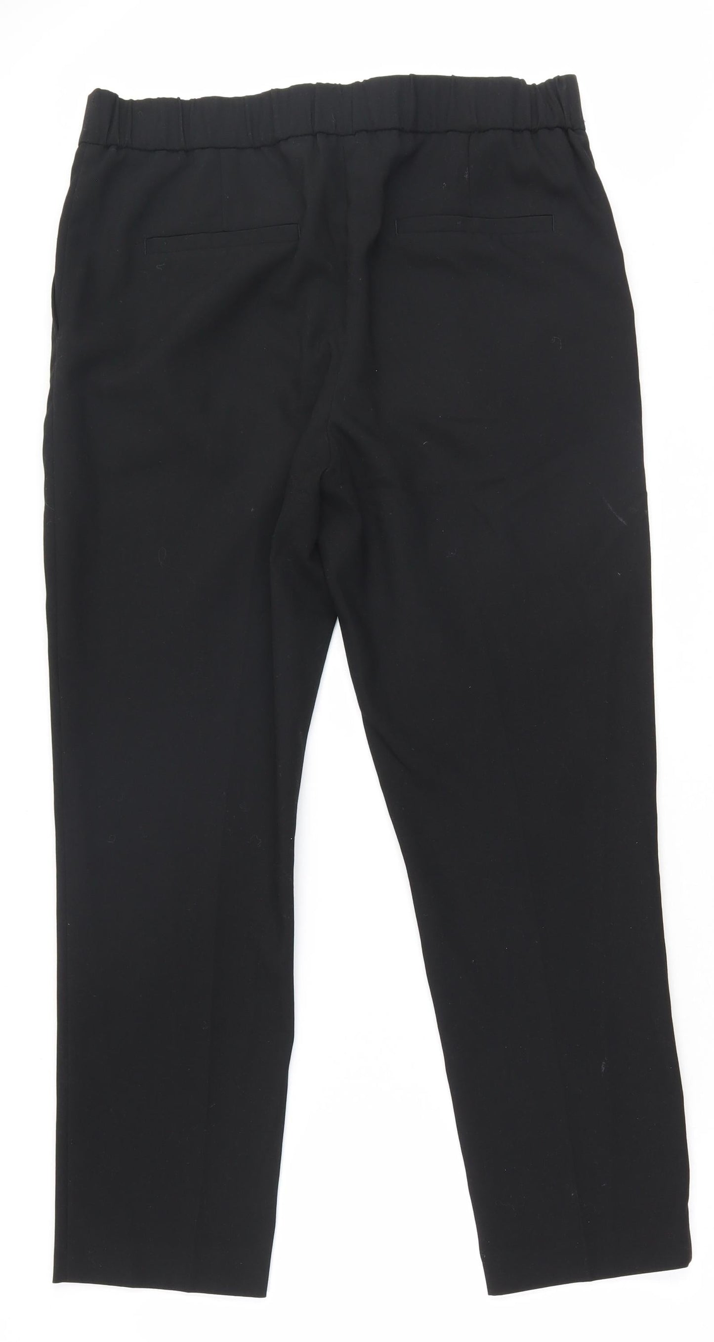 Womens UK Size 10 NEXT Regular Fit  Black Trousers