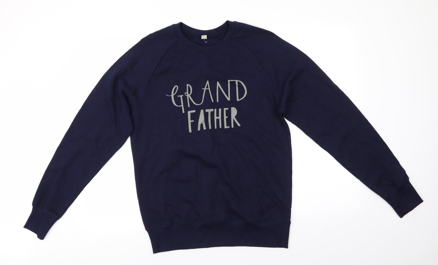 Mens UK Size S Earth Positive Blue Pullover Sweatshirt