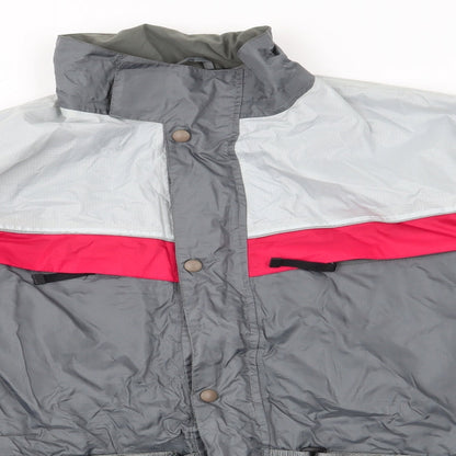 Mens UK Size M Crane Road Grey Rain Coat