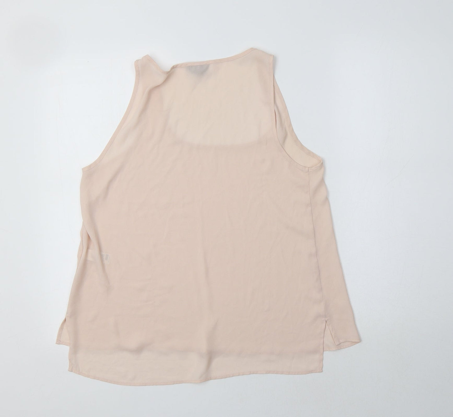 Womens UK Size 10 Topshop Pink Basic Tank
