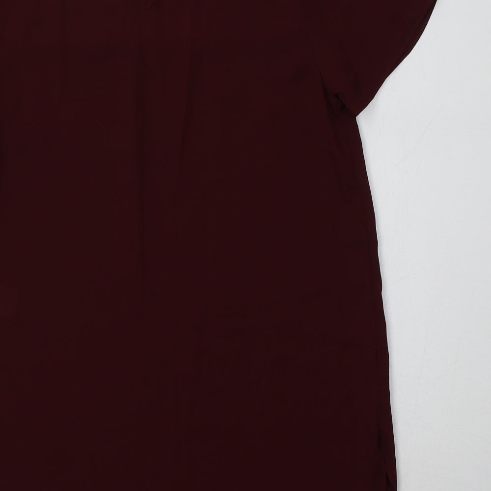 Womens UK Size 10 New Look Purple Basic Blouse