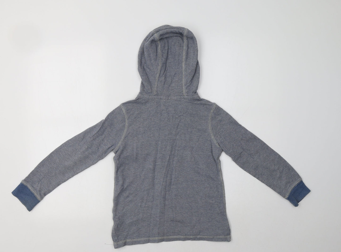 F&F Boys Blue  Cotton Pullover Hoodie Size 7-8 Years