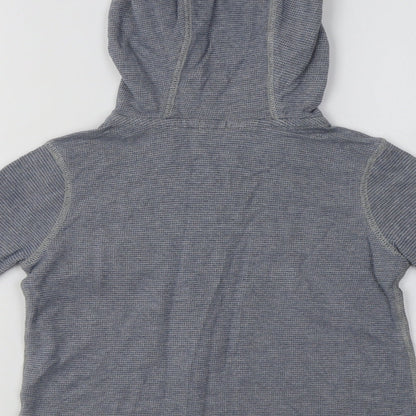 F&F Boys Blue  Cotton Pullover Hoodie Size 7-8 Years