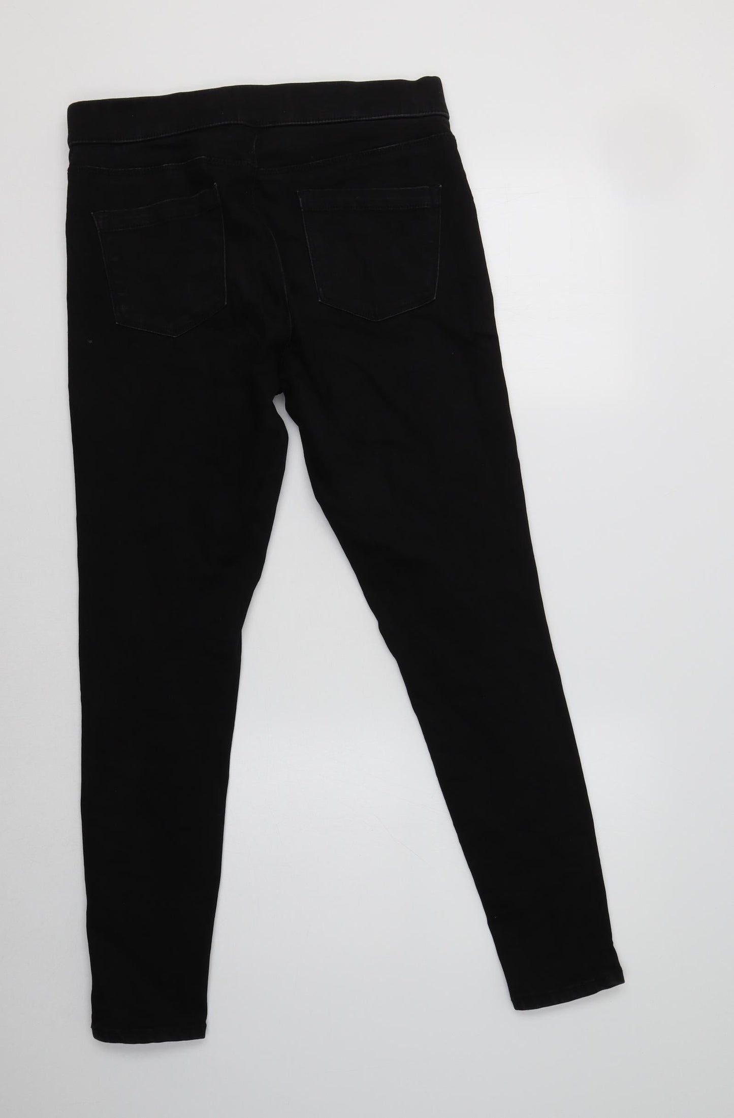 George Womens Black  Cotton Jegging Jeans Size 12 L30 in Regular