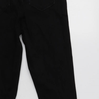 George Womens Black  Cotton Jegging Jeans Size 12 L30 in Regular