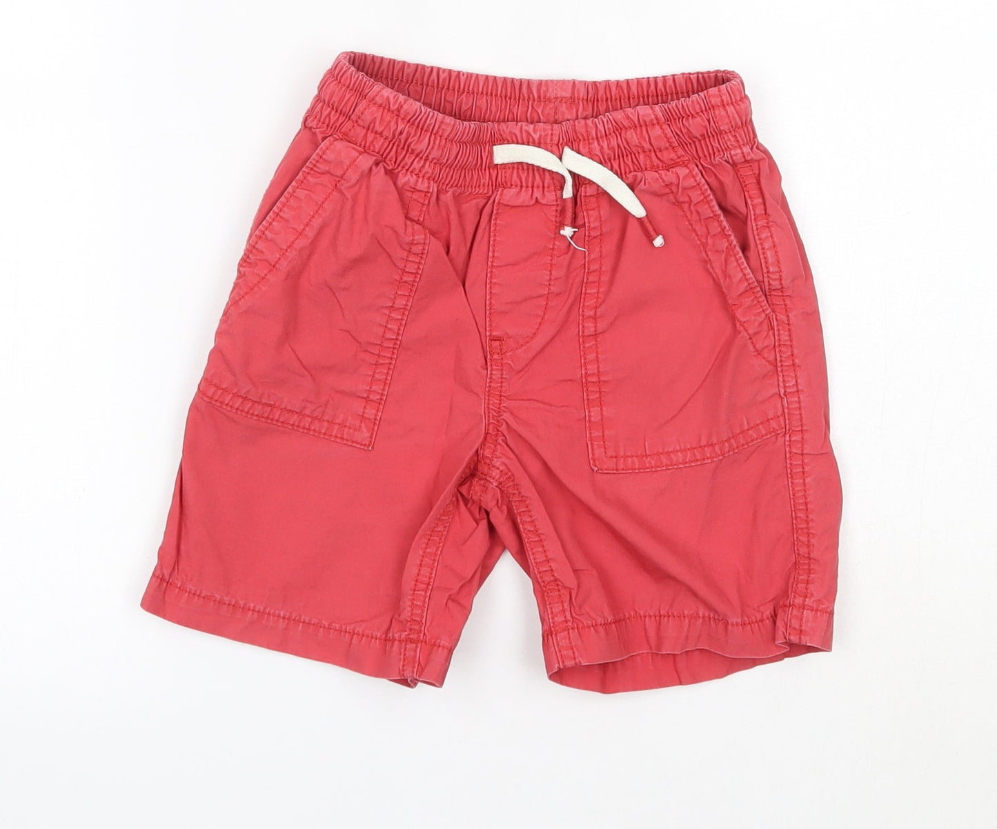 Gap Boys Red  100% Cotton Chino Shorts Size 5 Years  Regular