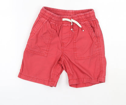Gap Boys Red  100% Cotton Chino Shorts Size 5 Years  Regular