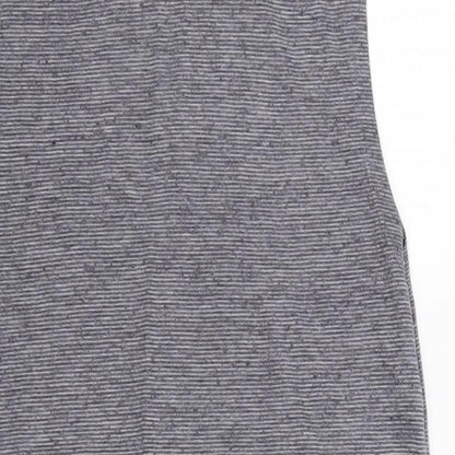 Womens UK Size 8 New Look Grey Basic Tank