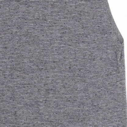 Womens UK Size 8 New Look Grey Basic Tank