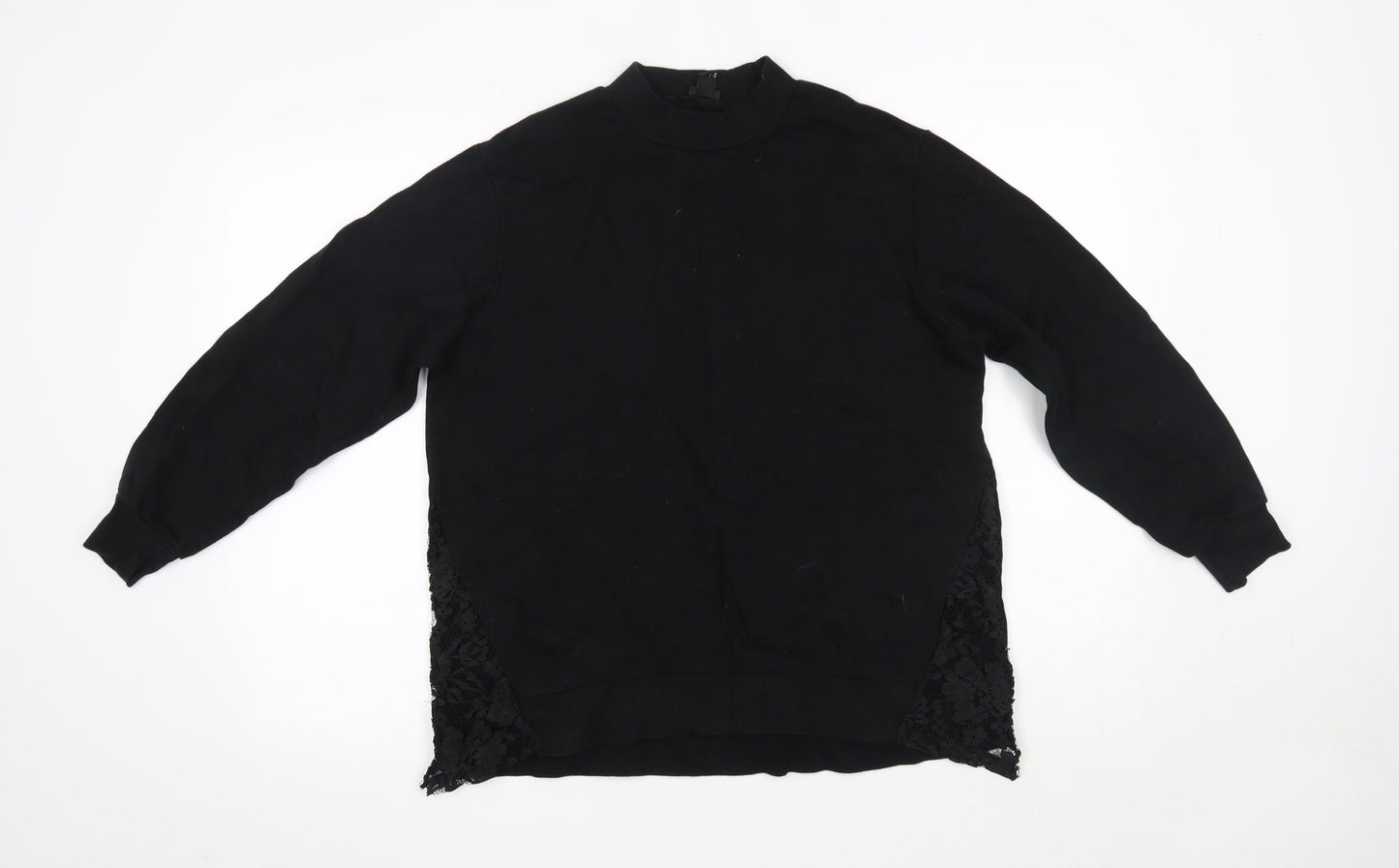 Womens UK Size S River Island Black Pullover Jumper