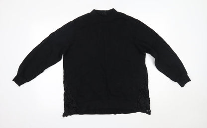 Womens UK Size S River Island Black Pullover Jumper