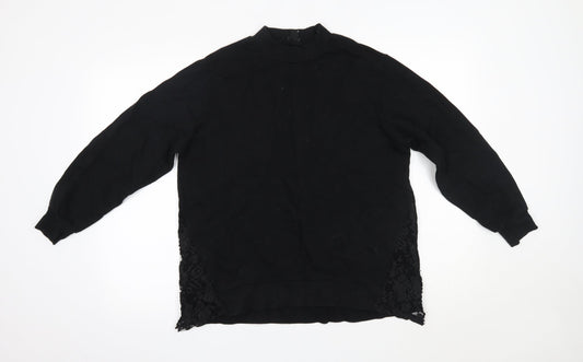 Womens UK Size S River Island Black Pullover Jumper