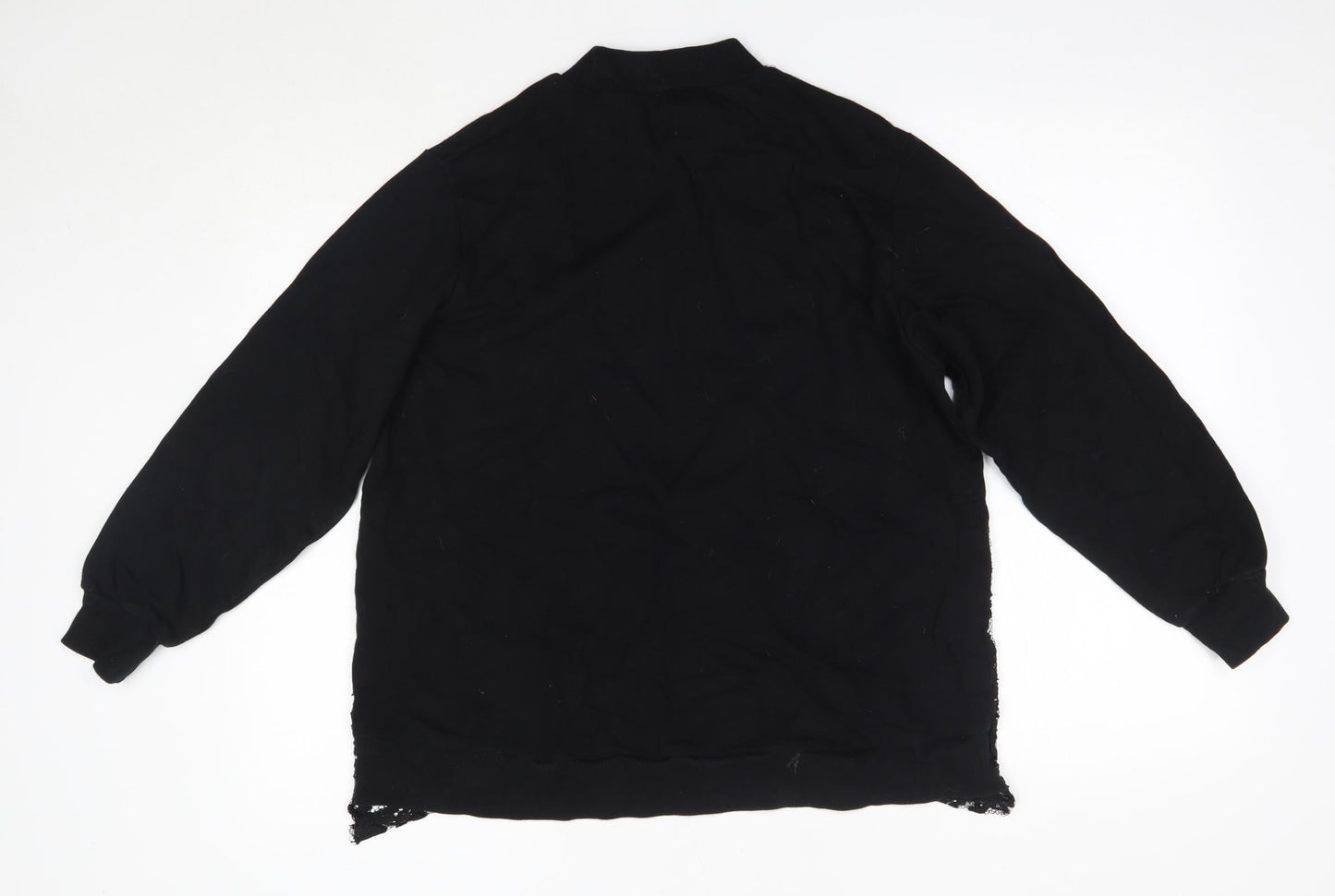 Womens UK Size S River Island Black Pullover Jumper