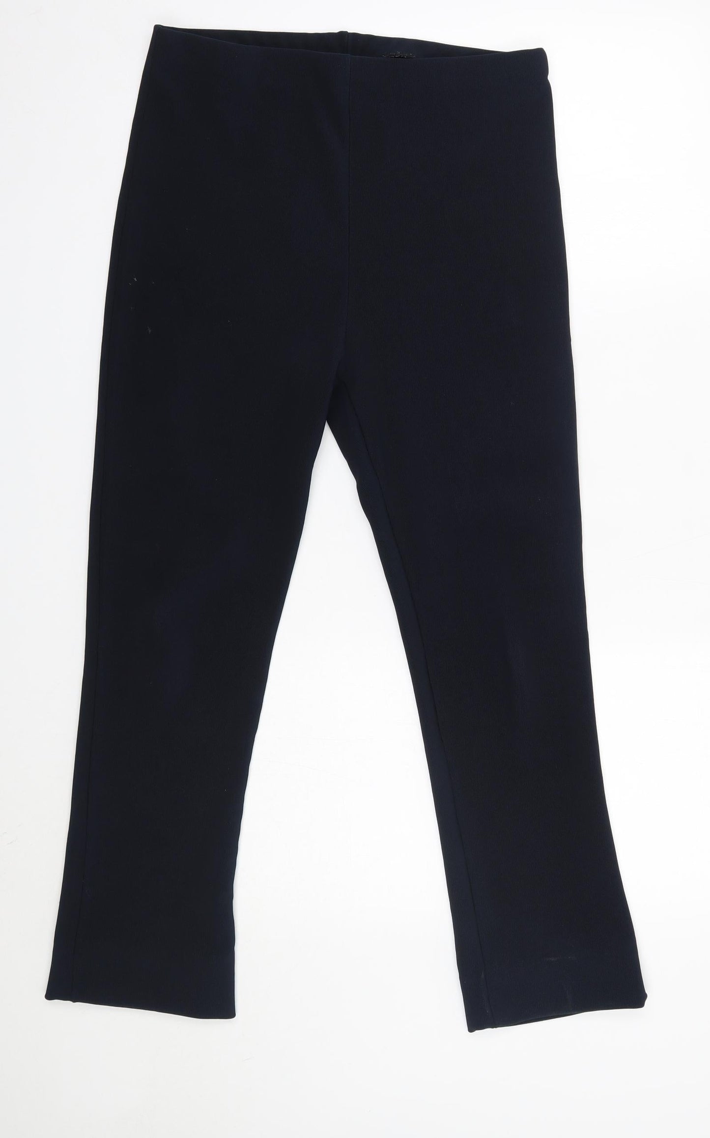 Womens UK Size 12 Preworn Regular Fit  Blue Trousers