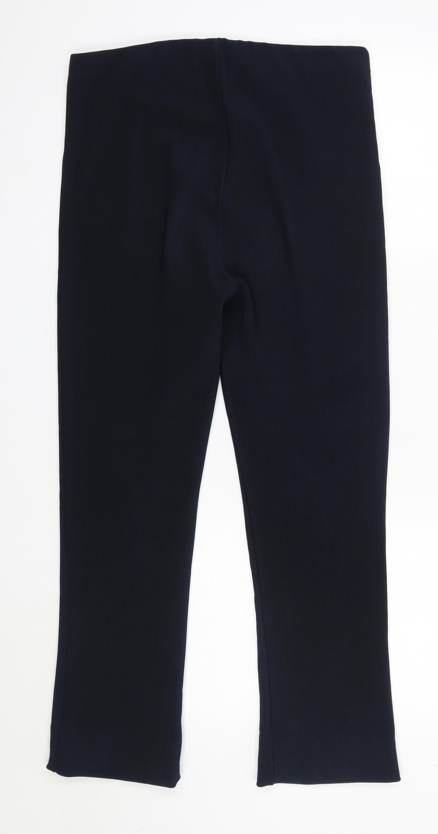 Womens UK Size 12 Preworn Regular Fit  Blue Trousers