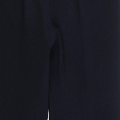 Womens UK Size 12 Preworn Regular Fit  Blue Trousers
