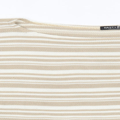 Womens UK Size L Nasty Gal Brown Pullover Jumper