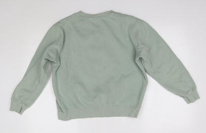 Womens UK Size S H&M Green Pullover Jumper