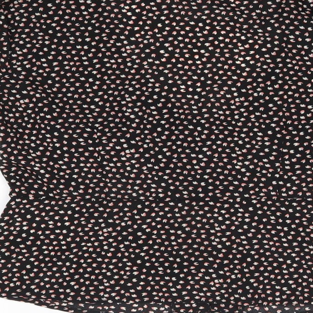 Womens UK Size S Brave Soul Black Basic Blouse