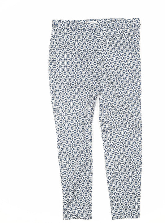 Womens UK Size 10 H&M Regular Fit  Multicoloured Trousers