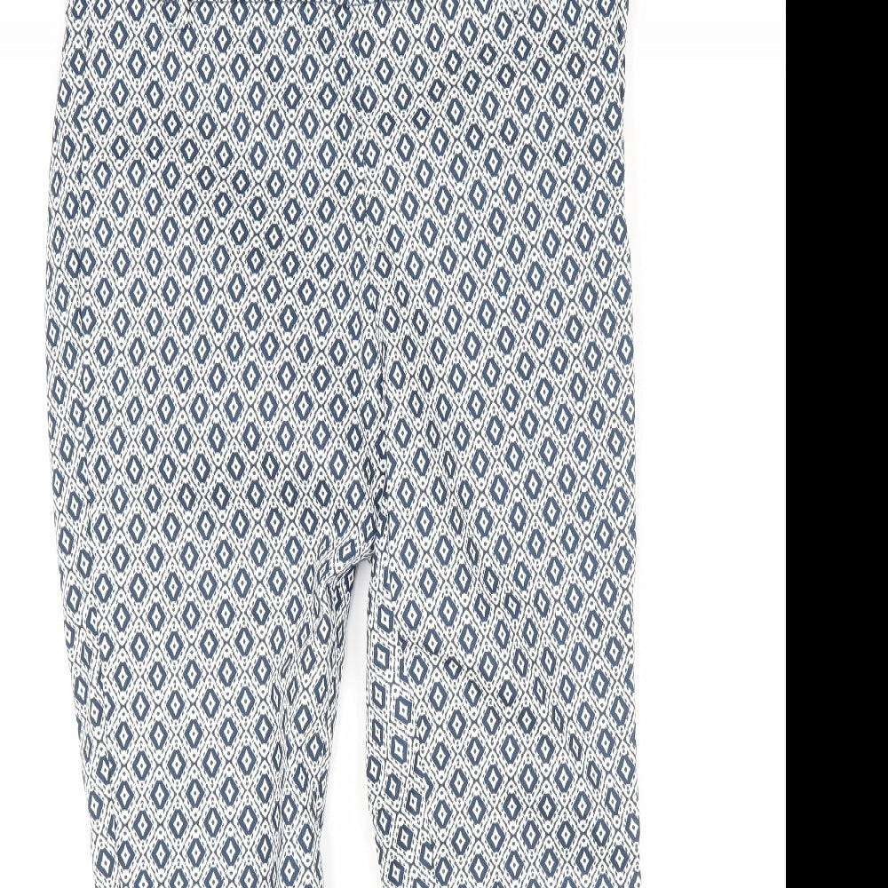 Womens UK Size 10 H&M Regular Fit  Multicoloured Trousers