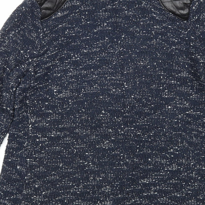 Womens UK Size S Quiz Blue Cardigan Jumper