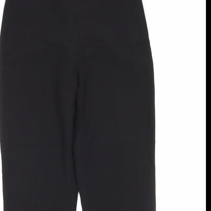 Womens UK Size 12 Debenhams Regular Fit  Black Trousers