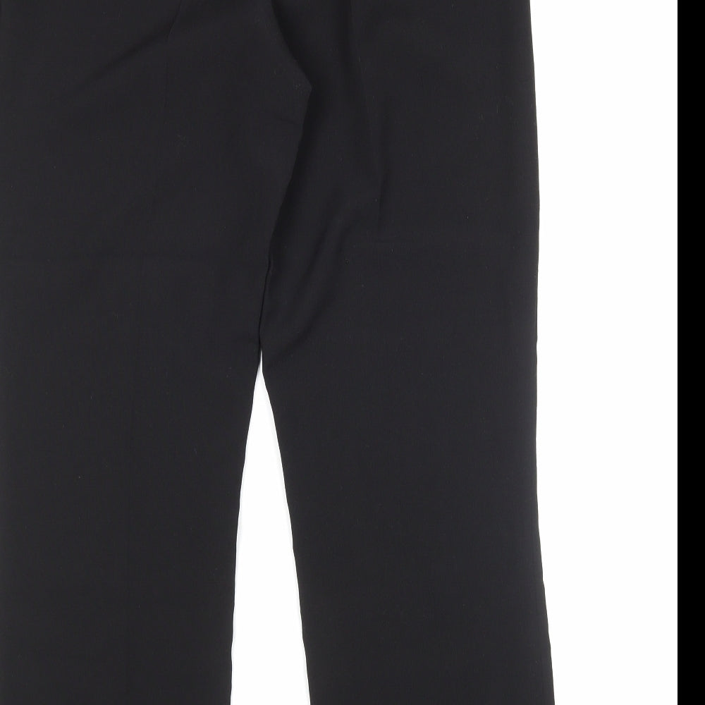 Womens UK Size 12 Debenhams Regular Fit  Black Trousers