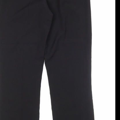 Womens UK Size 12 Debenhams Regular Fit  Black Trousers