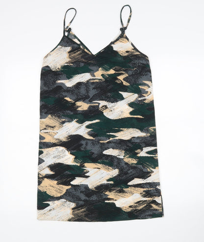 Womens UK Size 8 ASOS Multicoloured Basic Tank