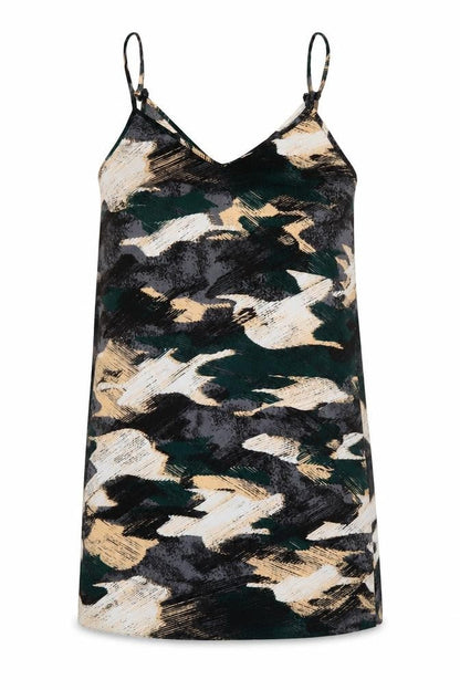 Womens UK Size 8 ASOS Multicoloured Basic Tank