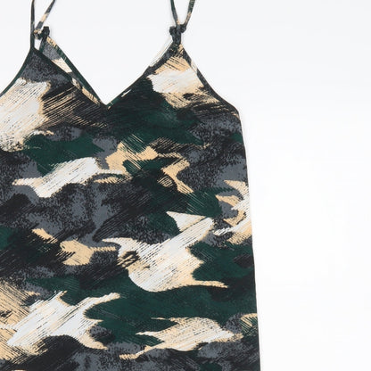 Womens UK Size 8 ASOS Multicoloured Basic Tank