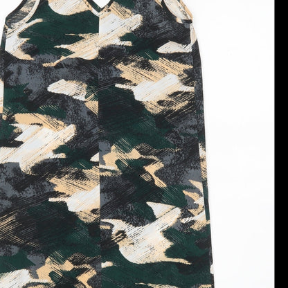 Womens UK Size 8 ASOS Multicoloured Basic Tank