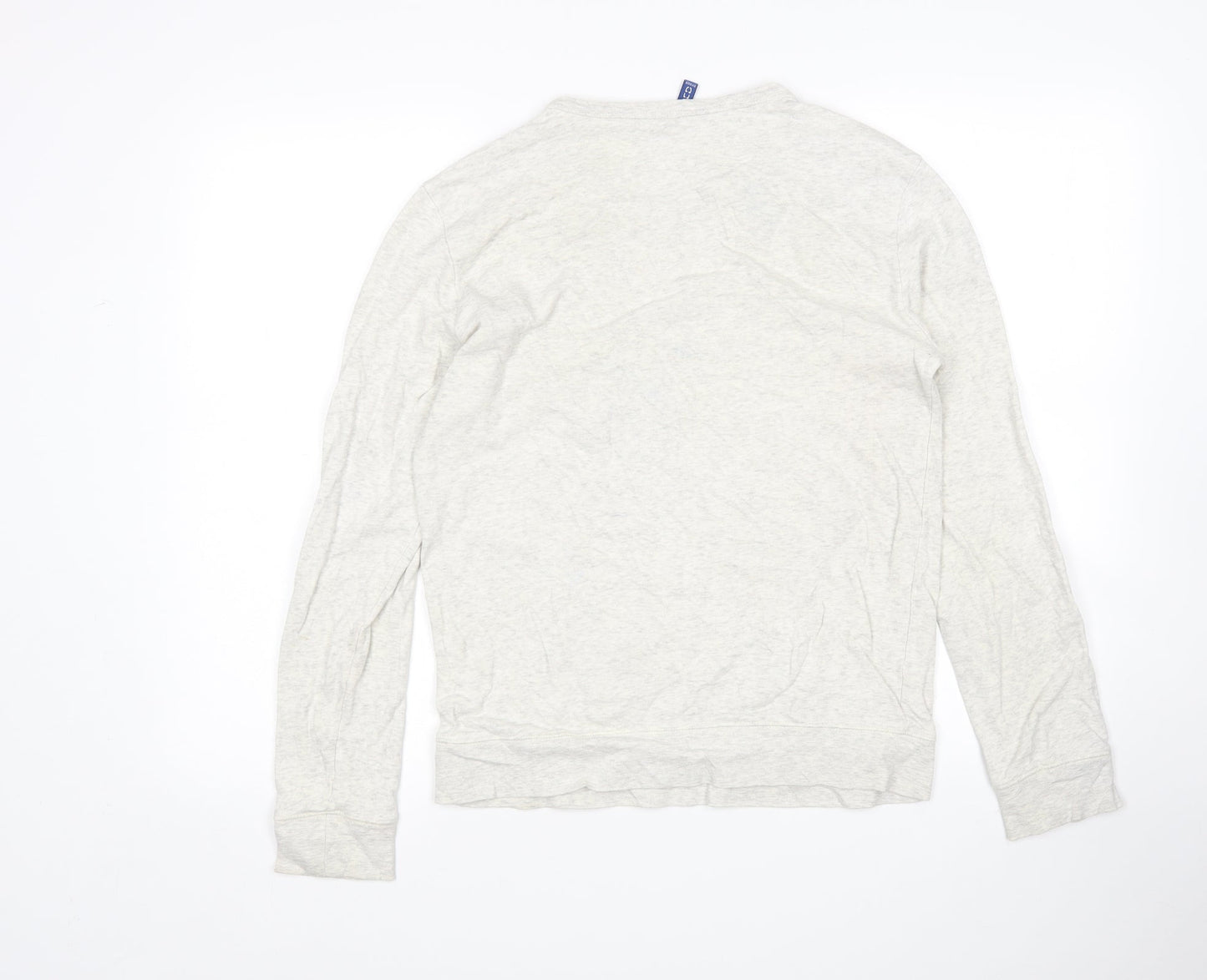 H&M Womens Grey  Cotton Pullover Sweatshirt Size S