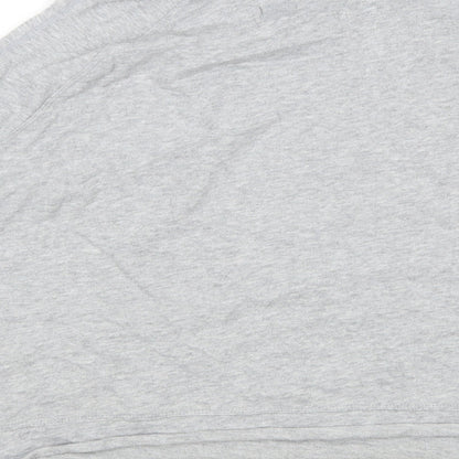 Victoria Sport Womens Grey  Cotton Pullover Sweatshirt Size L