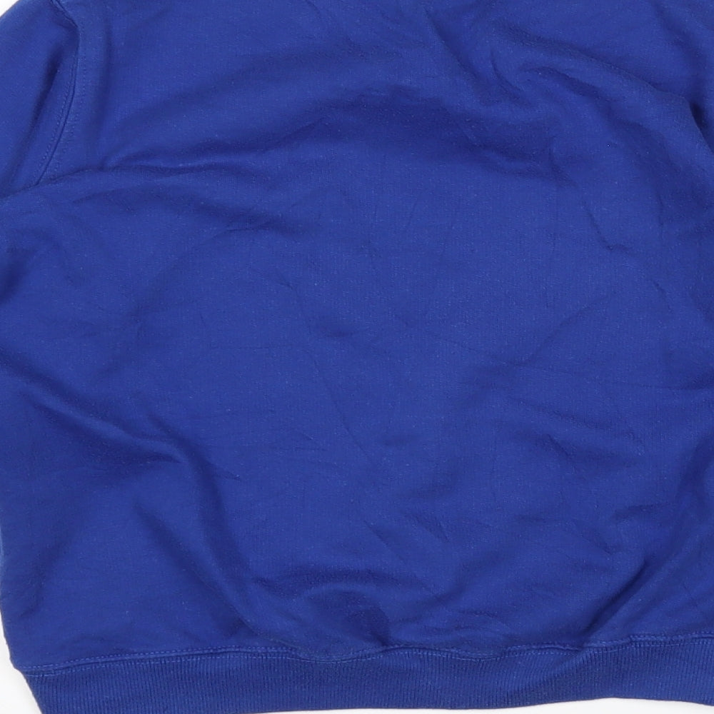 GW Classy Girls Blue  Cotton Pullover Sweatshirt Size 9-10 Years