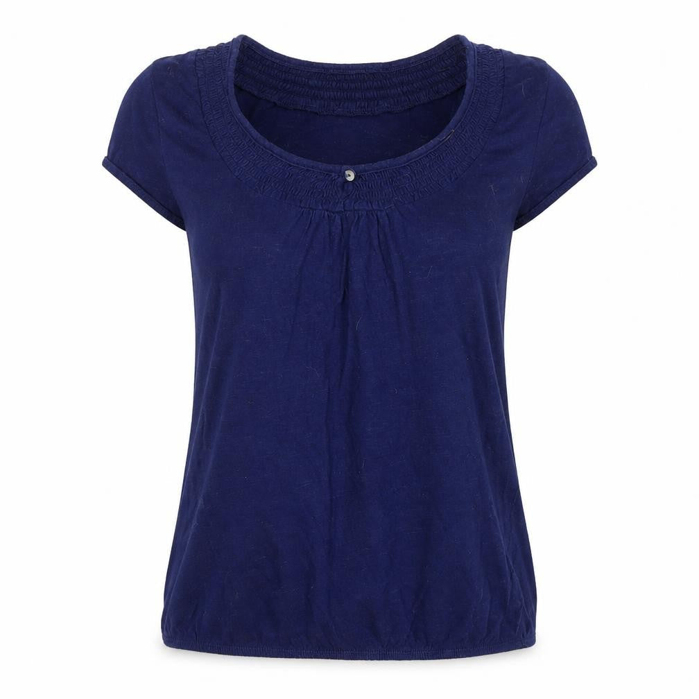 Womens UK Size 10 F&F Blue Basic Blouse