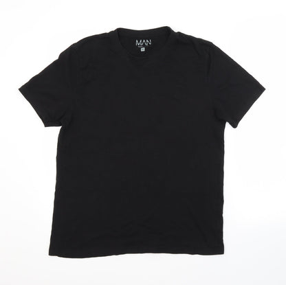 Mens UK Size M Boohoo Black  T-Shirt