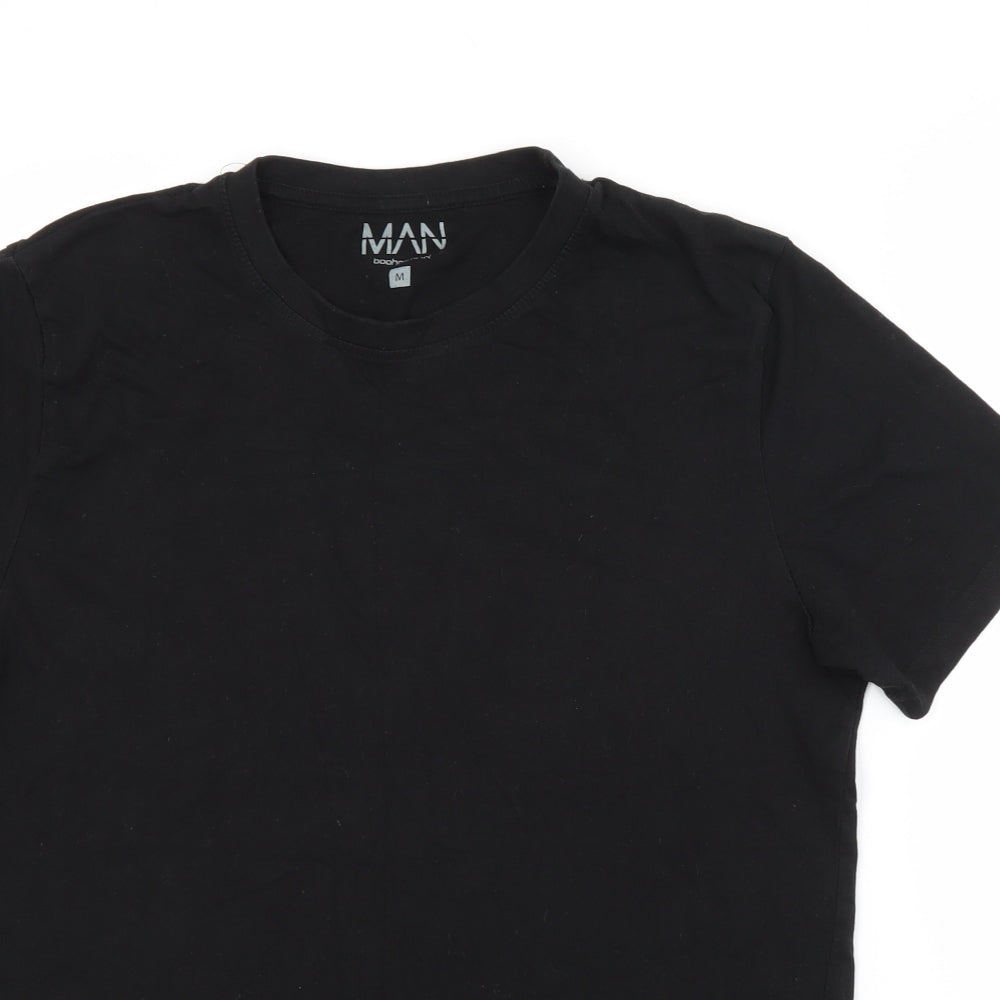 Mens UK Size M Boohoo Black  T-Shirt